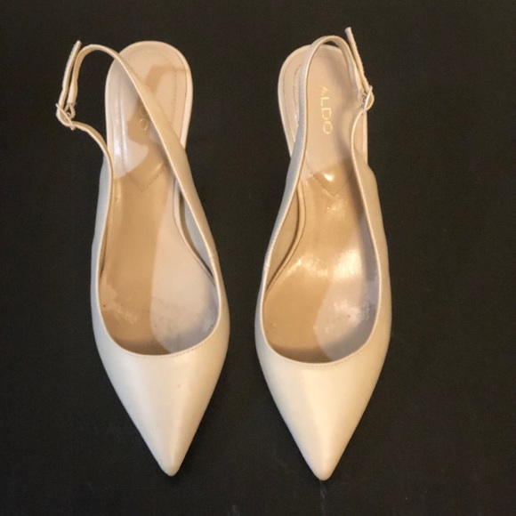 Nude slingbacks, Aldo, size 7.5 - Picture 2 of 4